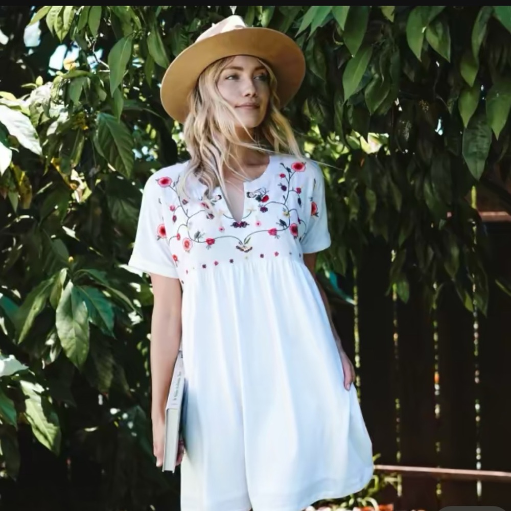 Embroidered dress